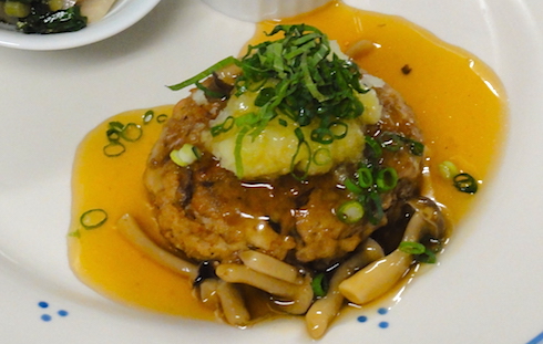 大豆ミートの和風ハンバーグ