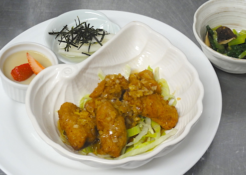 大豆ミートの油淋鶏