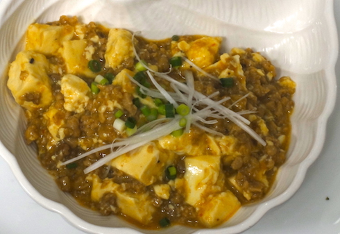 大豆ミートの麻婆豆腐