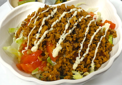 大豆ミートのタコライス