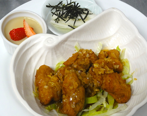 大豆ミートの油淋鷄風