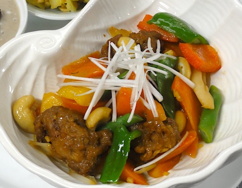 大豆ミートの八宝菜